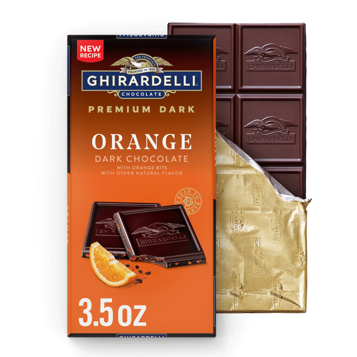 Premium Dark Orange Dark Chocolate Bar