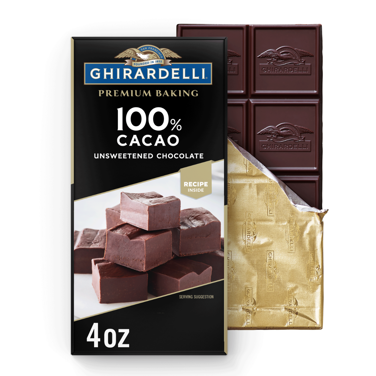 Unsweetened Chocolate 100% Cacao Baking Bar
